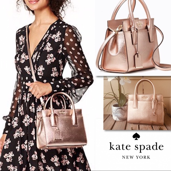kate spade Handbags - ✨Kate Spade Rose Gold bag ~RARE~✨